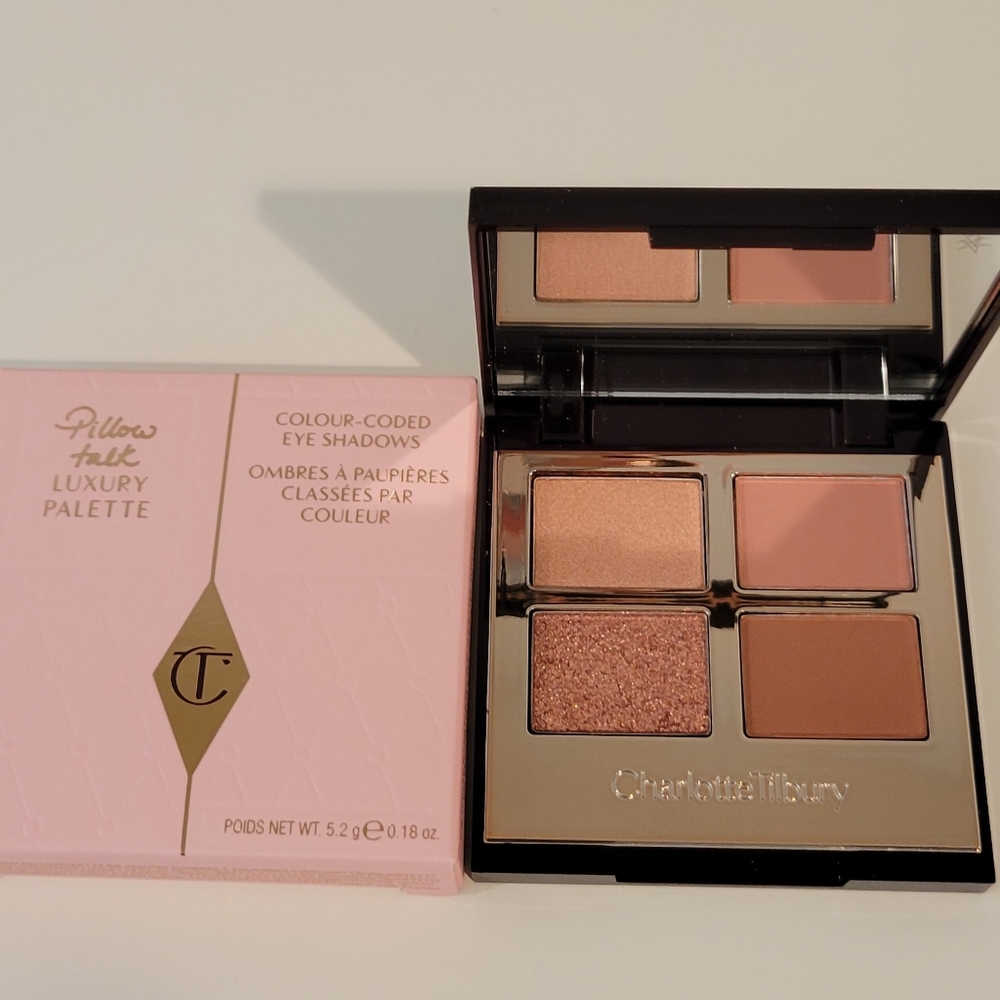 NEW- NEVER USED Charlotte Tilbury Pillow Talk Quad